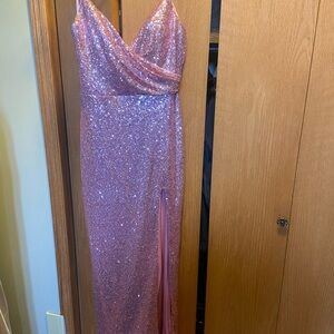 Reverly Pink Sequin Dress